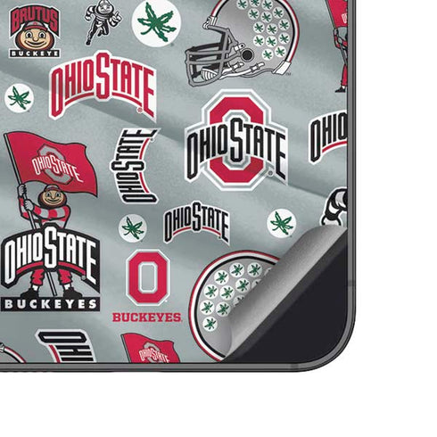 Ohio State University Pattern Galaxy A14 5G Skin